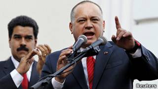 Diosdado Cabello y Maduro