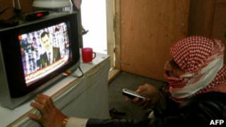 Bashar al Assad en televisión