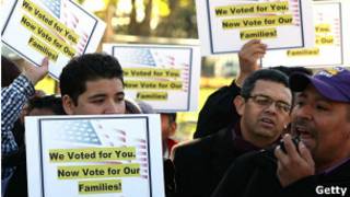Inmigrantes exigen la reforma migratoria