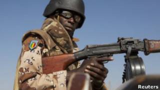 Soldado en Mali