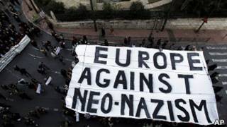 Protesta contra el racismo en Grecia el pasado diciembre