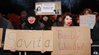 Protesta en Dublín