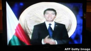 Andry Rajoelina à la télévision nationale