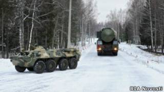 Ракетный комплекс "Ярс" на полигоне под Иваново