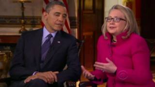Obama and Clinton