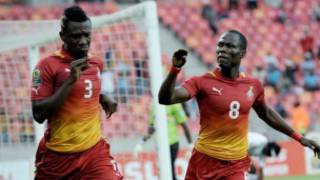 Wasu 'yan wasan kasar Ghana