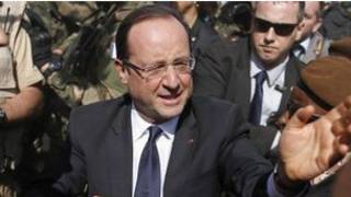 Shugaba François Hollande na Faransa