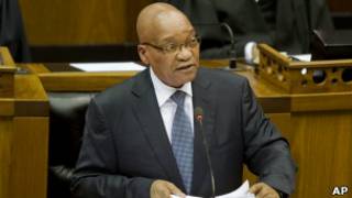 Shugaban Afirka ta kudu Jacob Zuma
