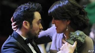 Juan Antonio Bayona y María Belón