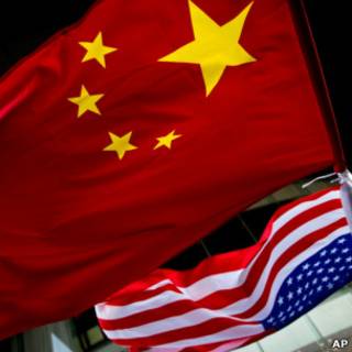 中美国旗