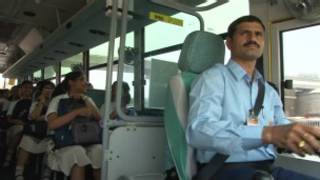 A driver in India