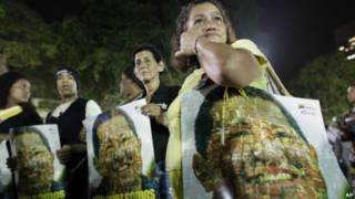 Simpatizantes de Hugo Chávez en Caracas