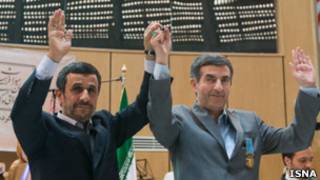 مشایی و احمدی نژاد