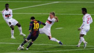 Barcelona, Lionel Messi'nin golleriyle Milan'ı Şampiyonlar Ligi'nde eledi