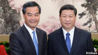 梁振英习近平