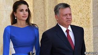 Король Абдалла и королева Рания