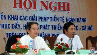 Ông Nguyễn Bá Thanh (phải)