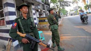 Security Forces in Meikhtila