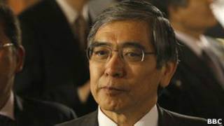 Governor of Japan Central Bank, Haruhiko Kuroda