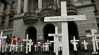 Protesto Carandiru (AFP)