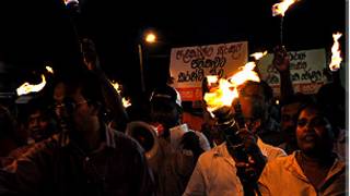 Protest against electricity price hike (file photo)