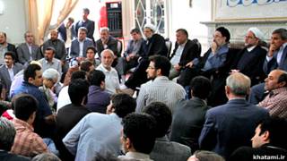 دیدار خاتمی با رزمندگان