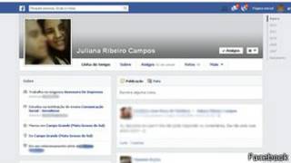 Perfil de Facebook de periodista