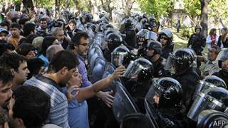 Enfrentamientos en Argentina