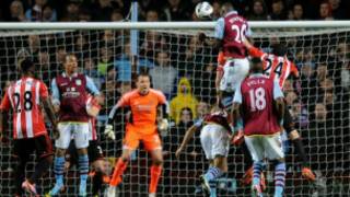 Aston Villa thrashed Sunderland