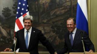 ABD ve Rusya dışişleri bakanları John Kerry ve Sergei Lavrov