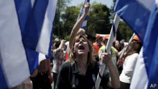 Protestas en Grecia