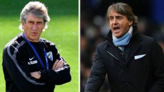 Manuel Pellegrini da Roberto Mancini