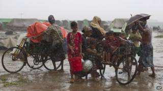 तूफान महासेन से लोगों में दहशत है