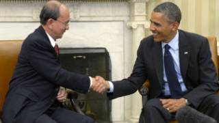 U Thein Sein in US