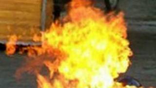 Monk self-immolation