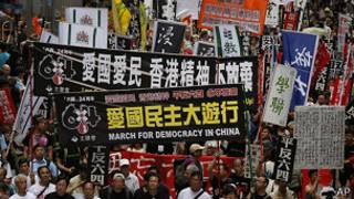 香港平反六四游行