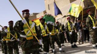 Hizbullah militanları Suriye'deki savaşta yer alıyor