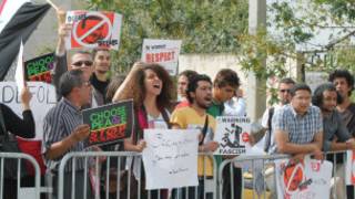 Başbakan Erdoğan Tunus'ta protesto edildi