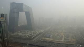 北京雾霾天气(14/01/2013)