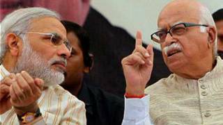 नरेन्द्र मोदी और एलके आडवाणी