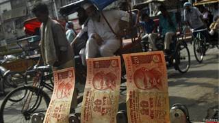 Rupias en la India