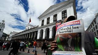 Pregonero en Quito