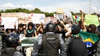 Protestos em Brasília | Foto: AFP