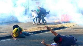 Protestas en Río de Janeiro el 16 de junio