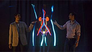 Médicos criadores da animação em 3D para aulas de medicina (Foto: St. George's Hospital/Universidade de Londres)