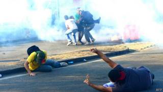 Manifestantes no Rio de Janeiro, dia 16 de junho | Foto: AFP