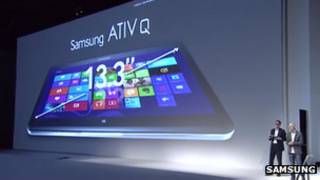 На выставке новой продукции Samsung