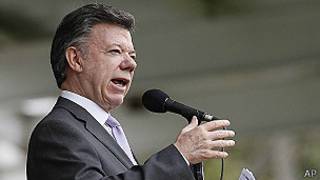 Juan Manuel Santos, presidente de Colombia