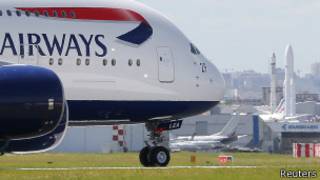 Самолет British Airways