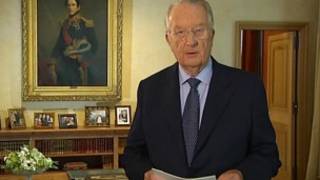 Vua Albert II đọc diễn từ thoái vị